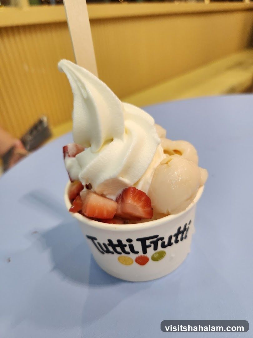 Tutti Frutti Frozen Yogurt