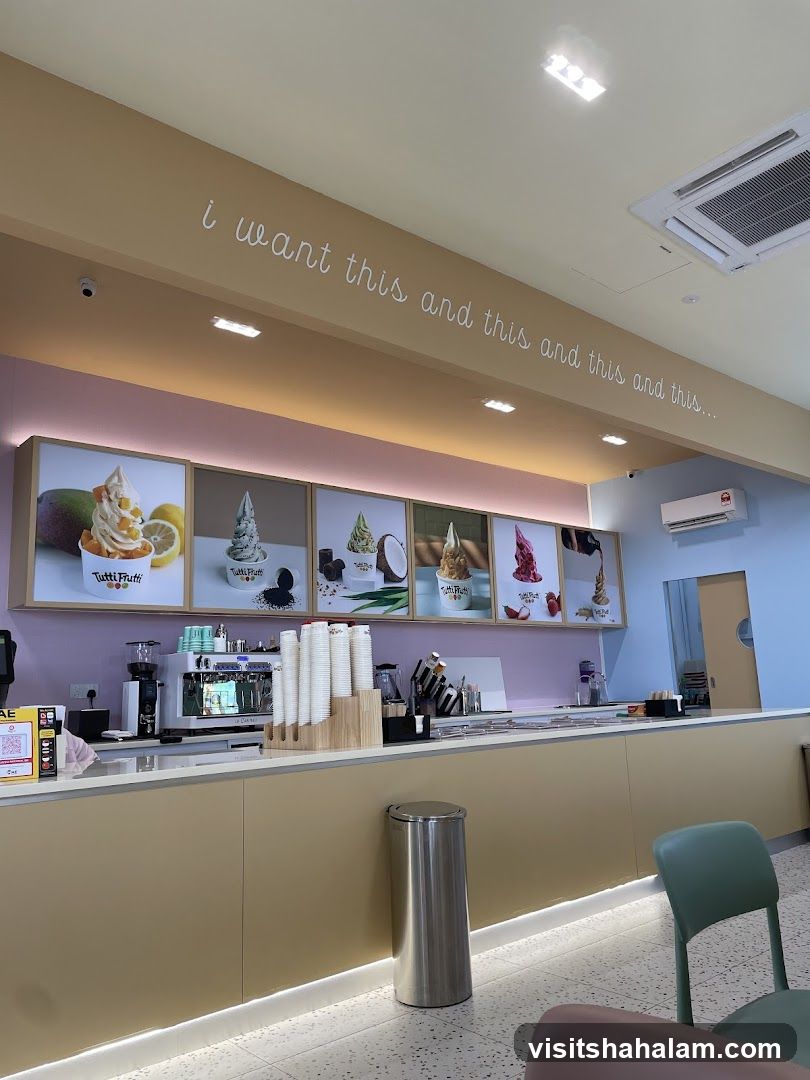 Tutti Frutti Ice Cream Counter