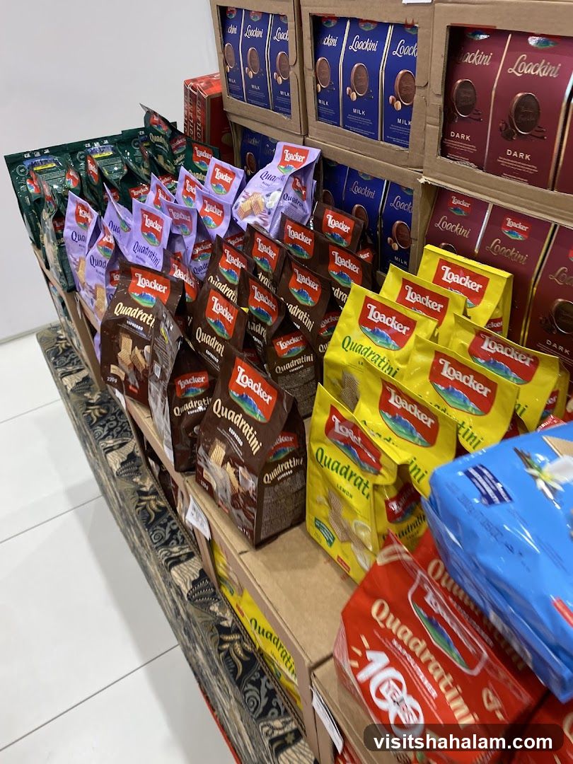 Assortment of Loacker Quadratini Snacks