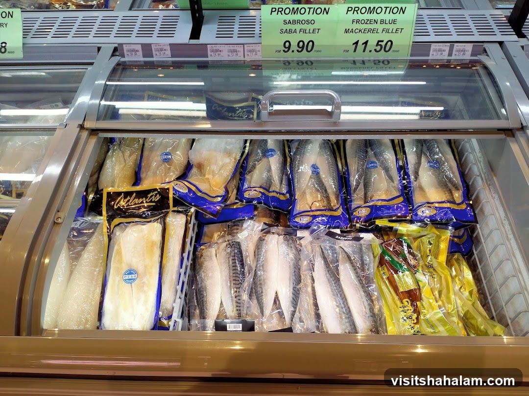 Frozen Fish Display