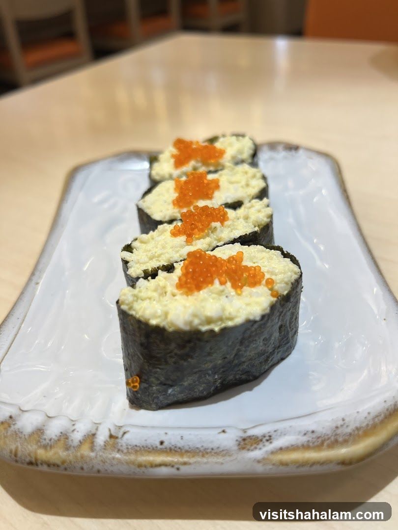 Sushi Rolls with Roe
