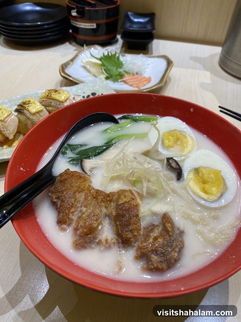 Ramen and Sashimi