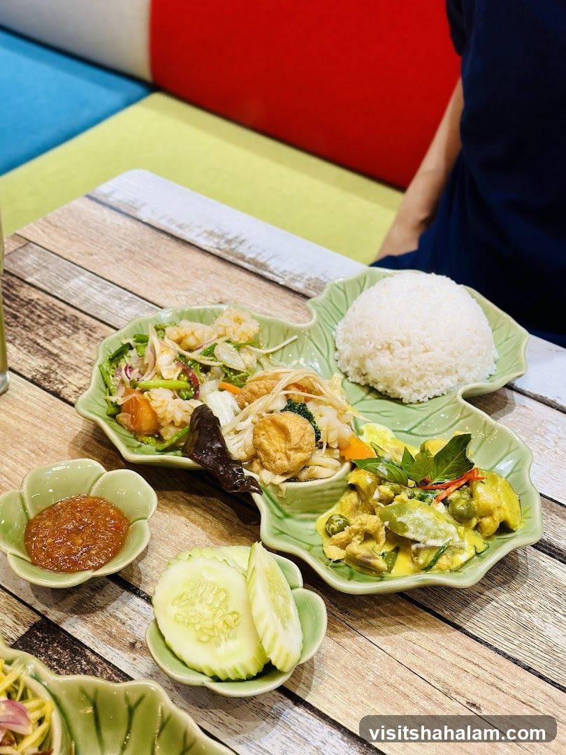 Thai Green Curry with Rice