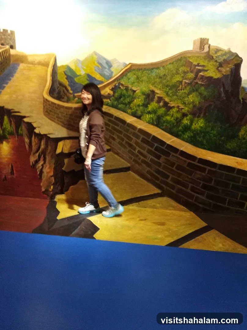 3D Mural of the Great Wall of China