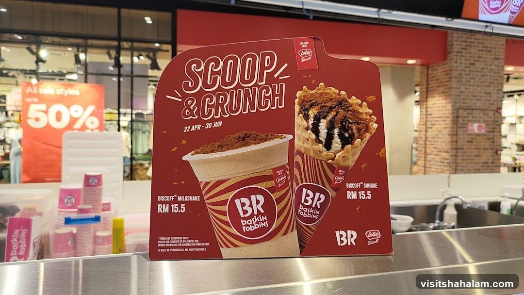 Baskin Robbins Scoop & Crunch Promotion