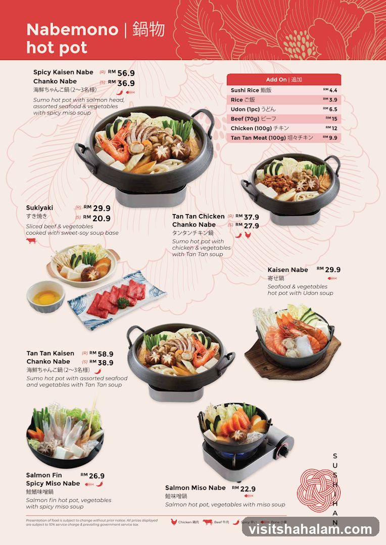 Nabemono hot pot