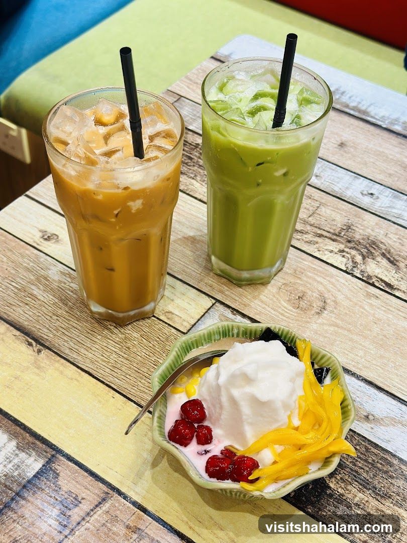 Iced Drinks and Dessert
