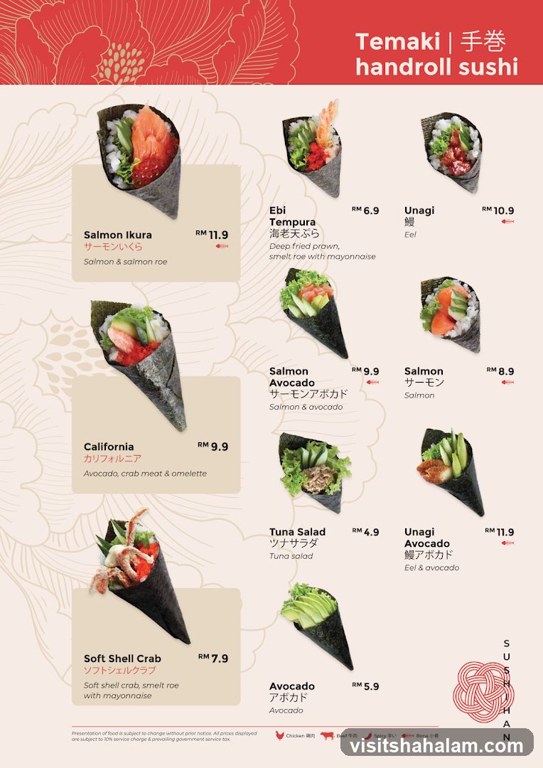Temaki | handroll sushi