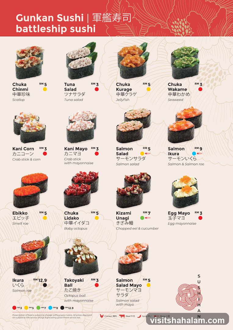 Gunkan Sushi | battleship sushi