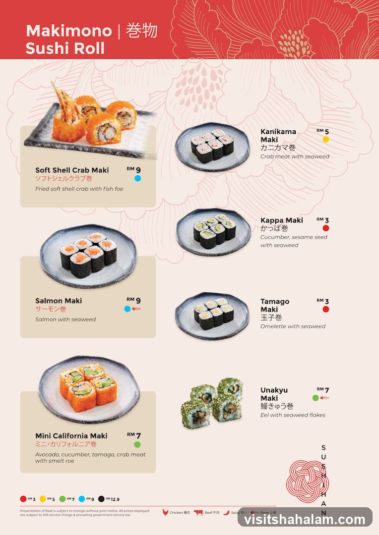 Makimono Sushi Roll