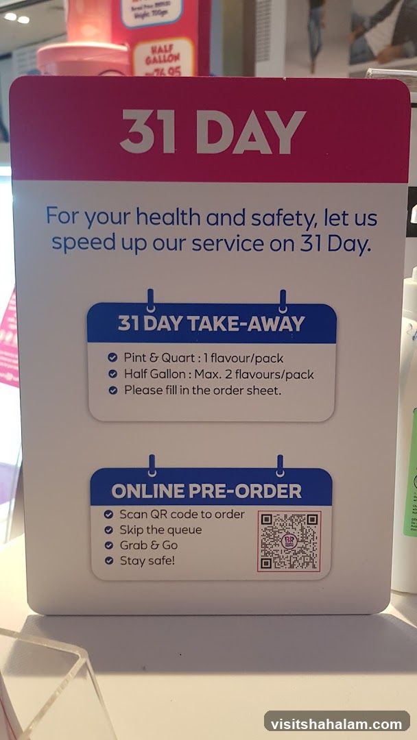 31 Day Take-Away and Online Pre-Order Information