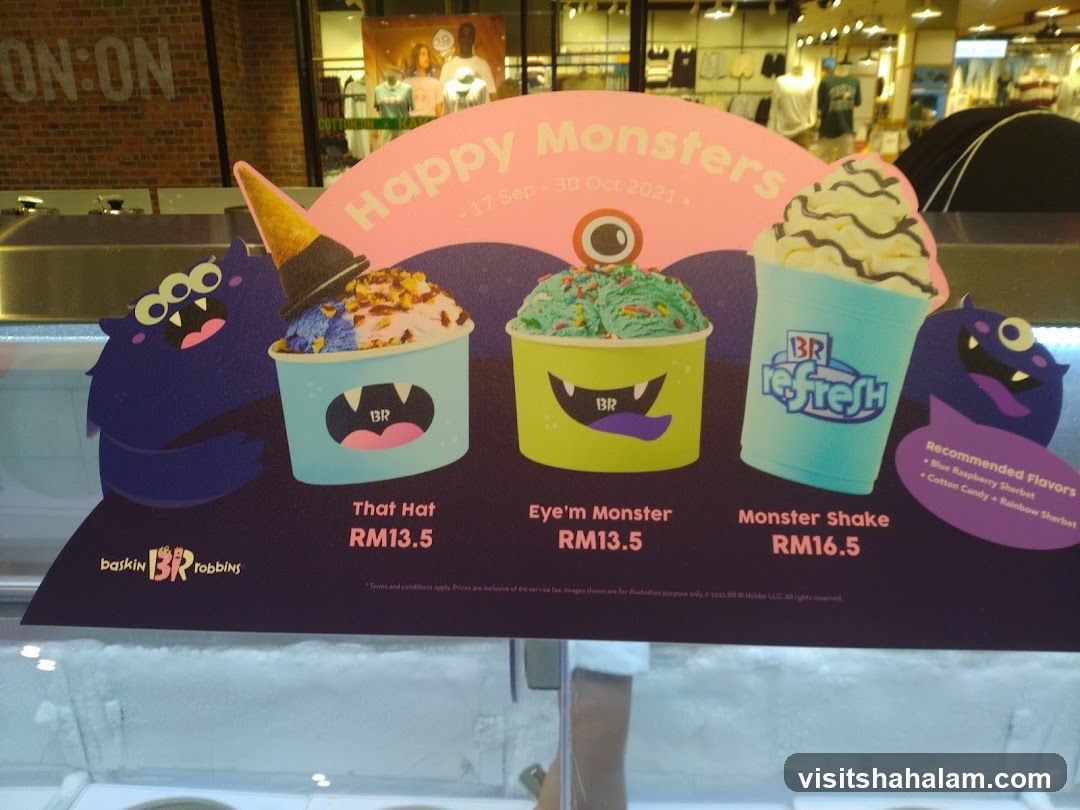 Happy Monsters Ice Cream Promotion