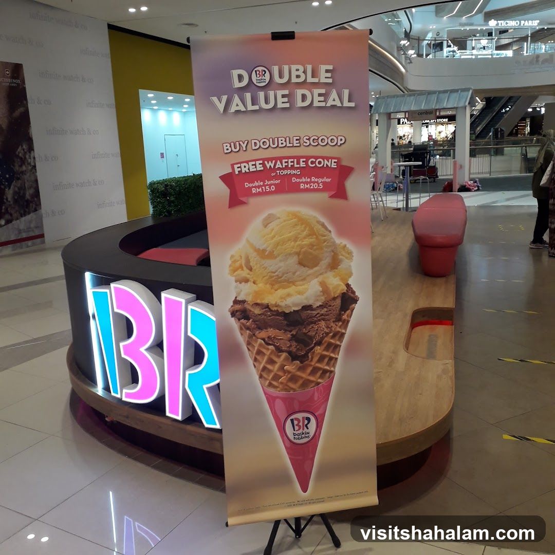Baskin Robbins Double Value Deal Banner