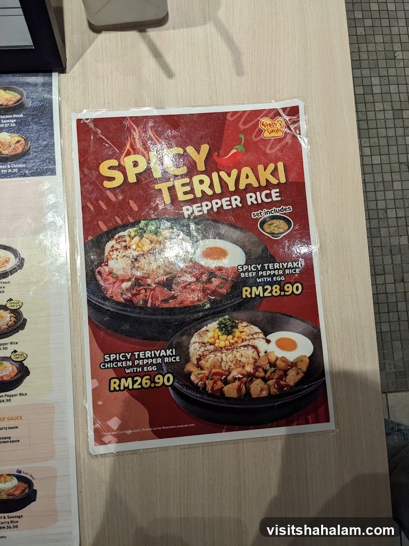 Spicy Teriyaki Pepper Rice