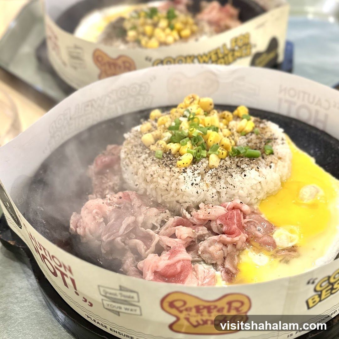 Sizzling Beef and Rice Dish