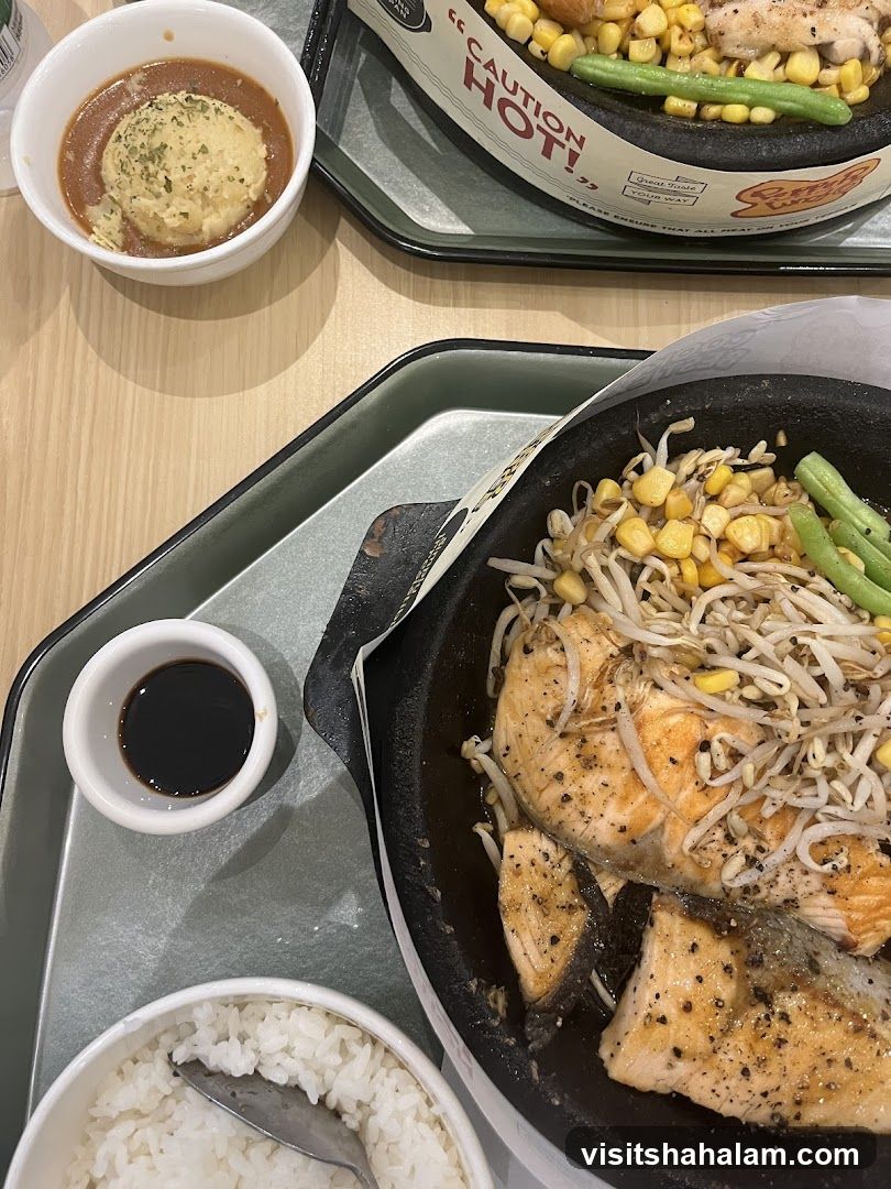 Sizzling Salmon and Chicken Meals
