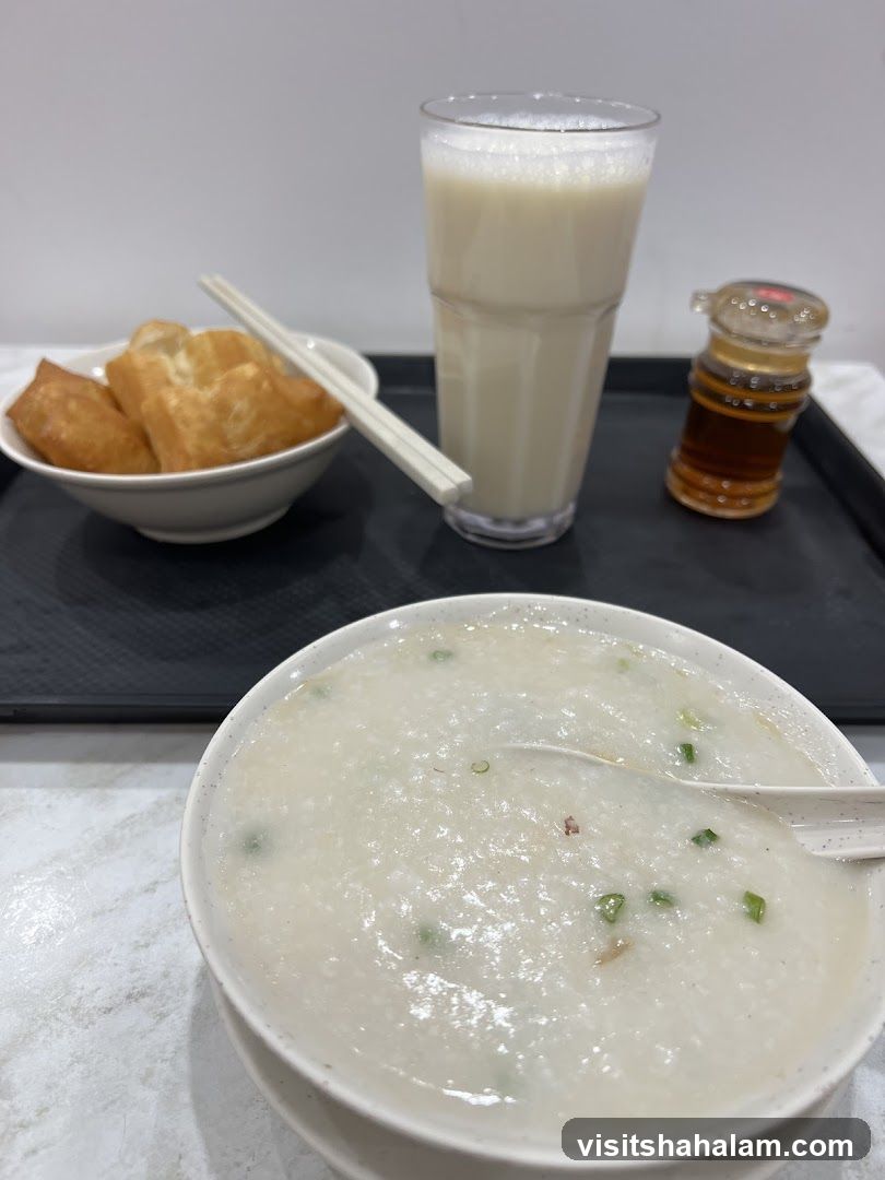 Congee and Fried Dough Sticks