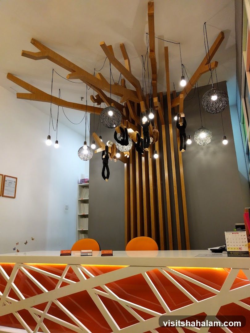 Reception Area with Themed Decor