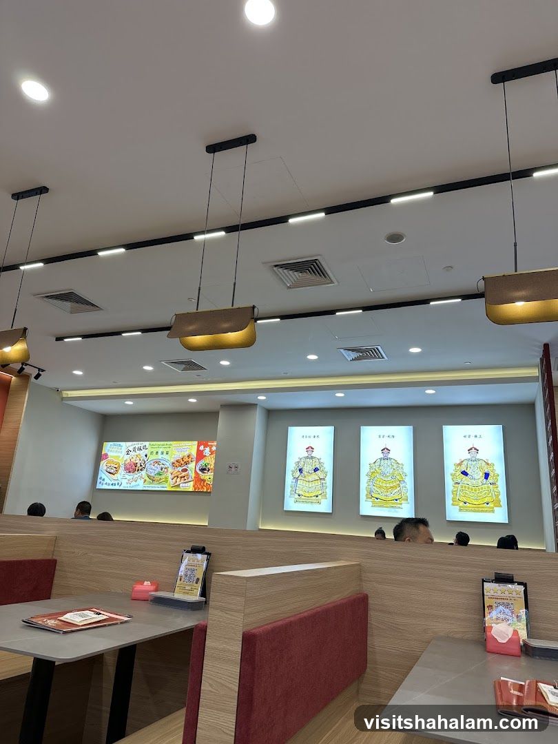 Restaurant Interior with Artwork and Seating