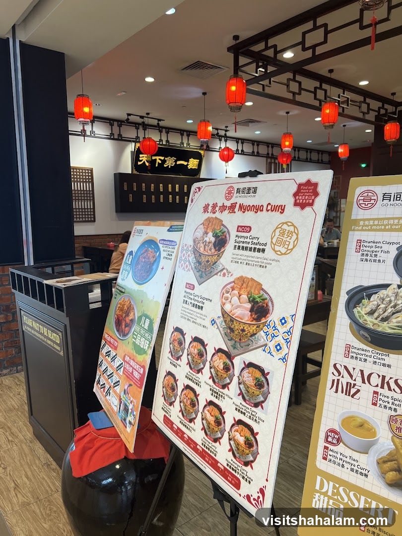 Nyonya Curry Menu