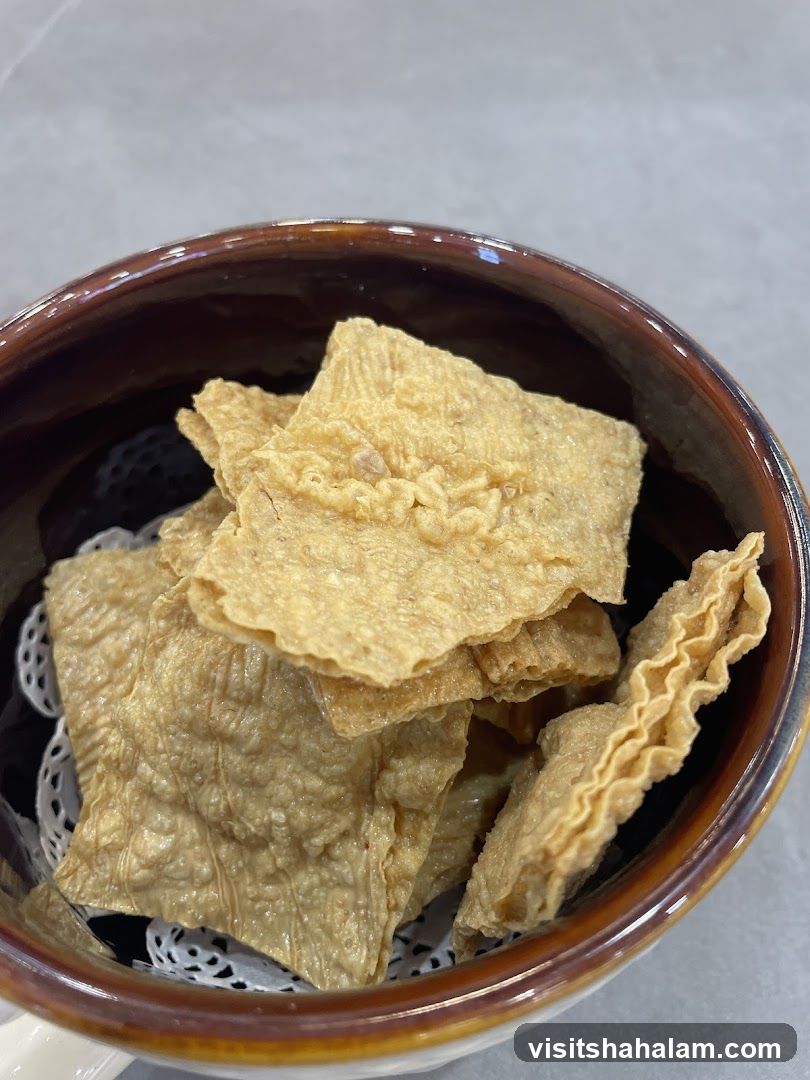 Fried Tofu Skin Snack
