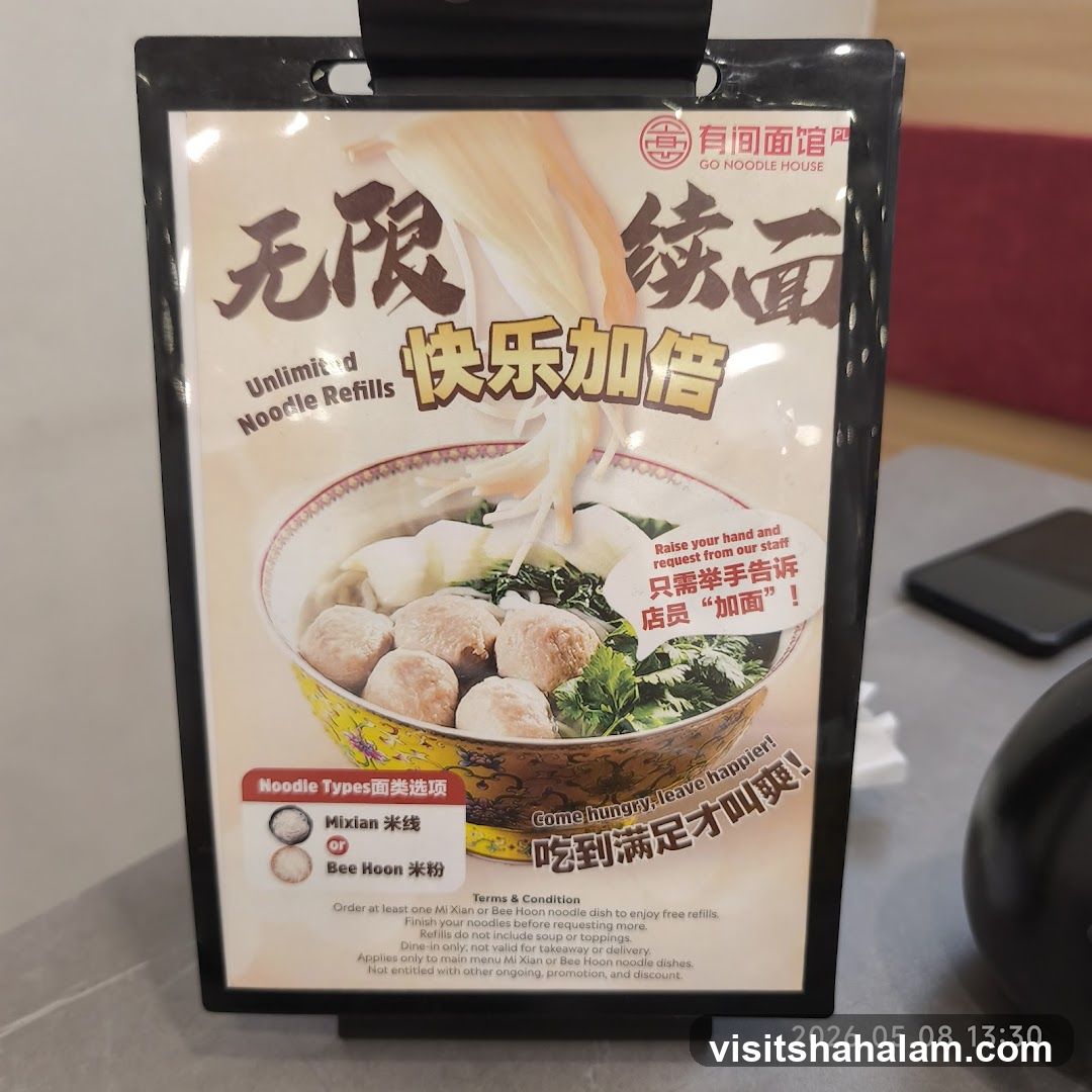 Unlimited Noodle Refills Promotion