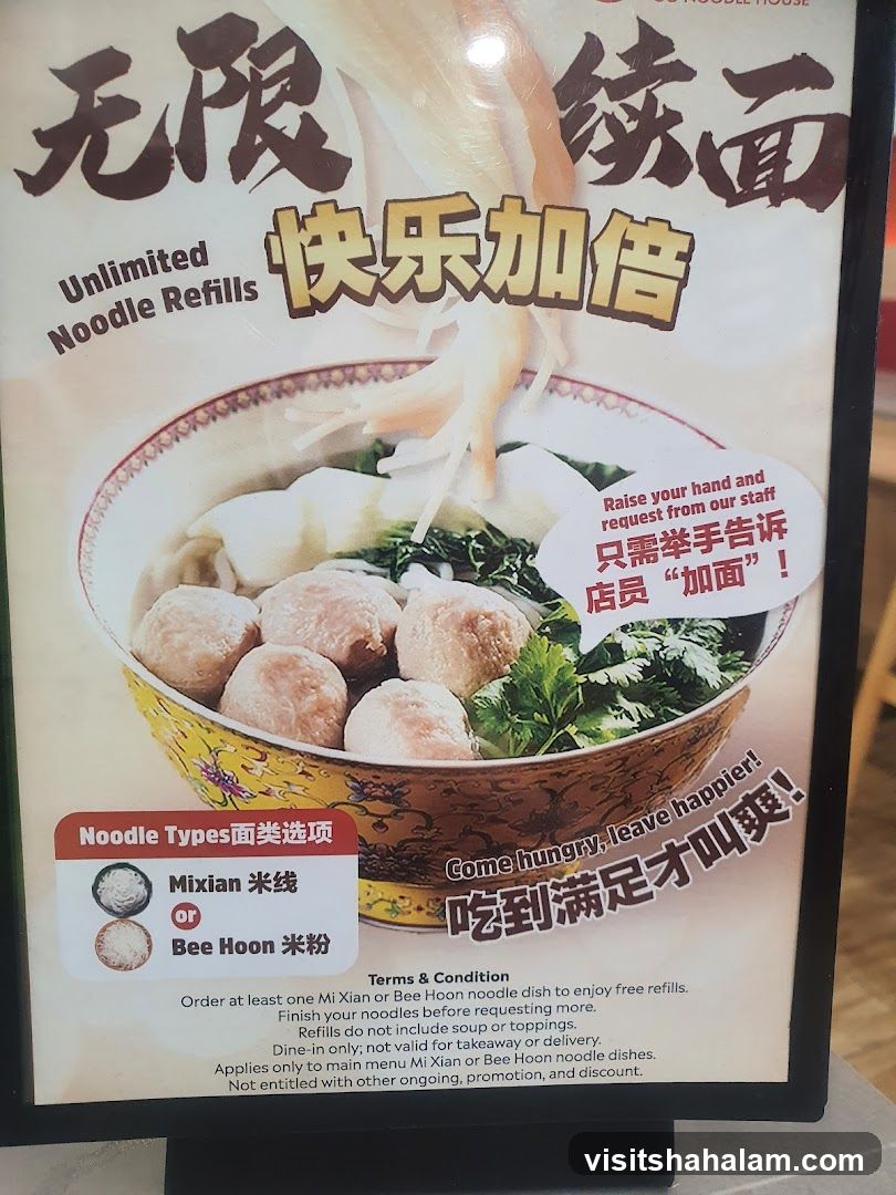 Unlimited Noodle Refills Promotion