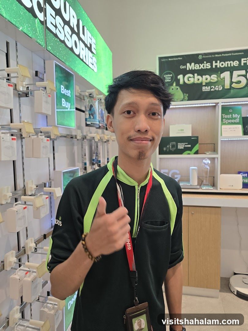 Store Employee Giving Thumbs Up