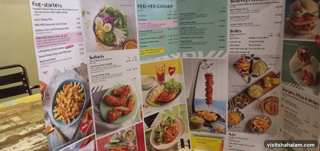 PERI-PERI Chicken Menu