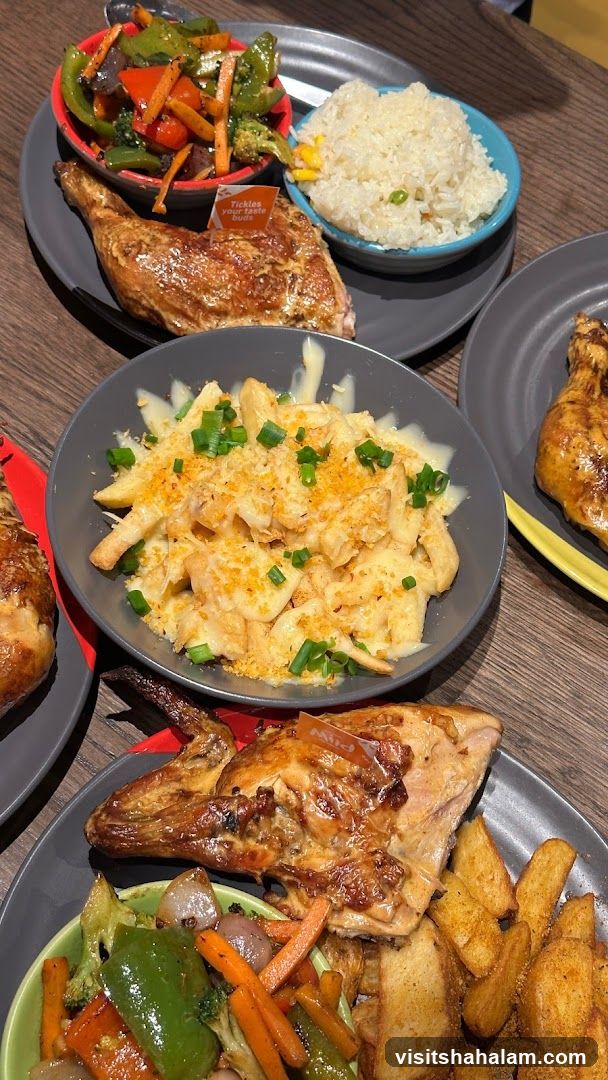 Plates of Chicken and Sides