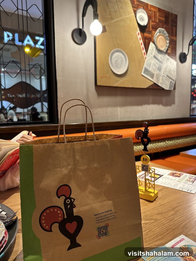 Takeout Bag on Table