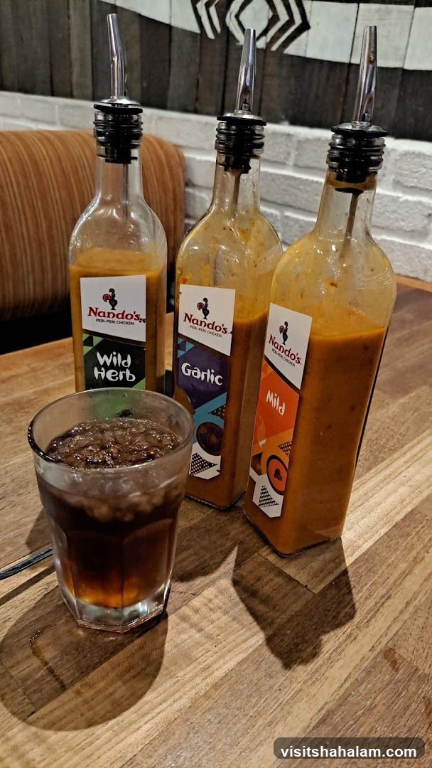 Nando's Sauces and Drink