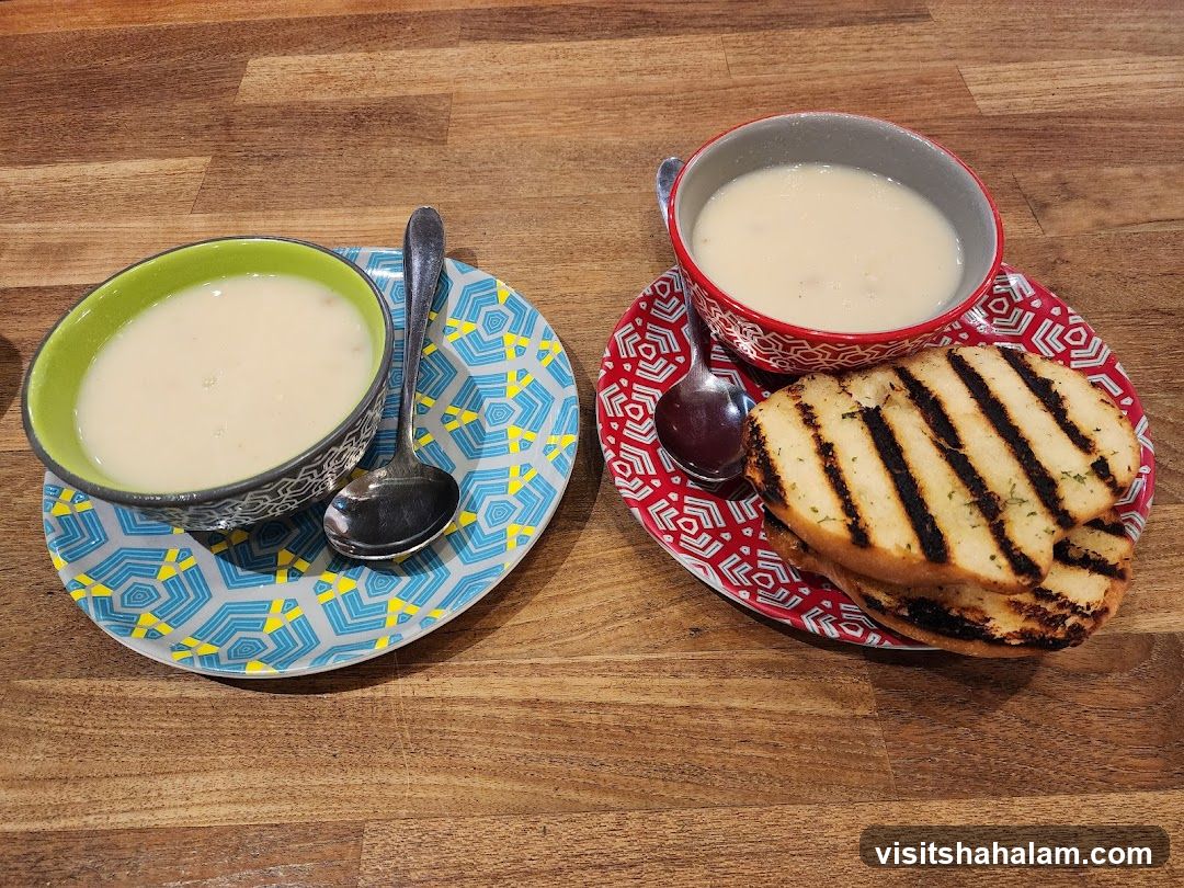 Soup and Grilled Bread