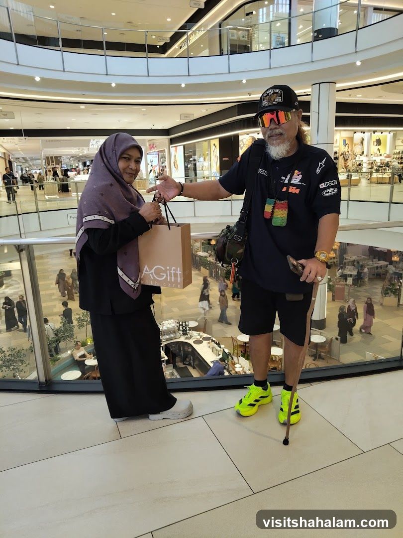 People in a Mall