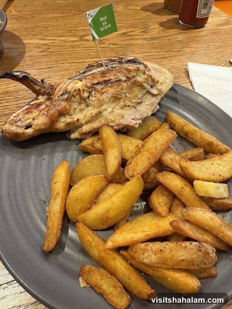 Grilled Chicken and Fries