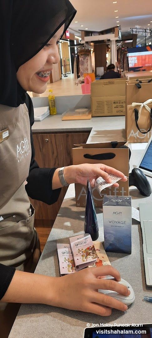 Cashier processing a purchase