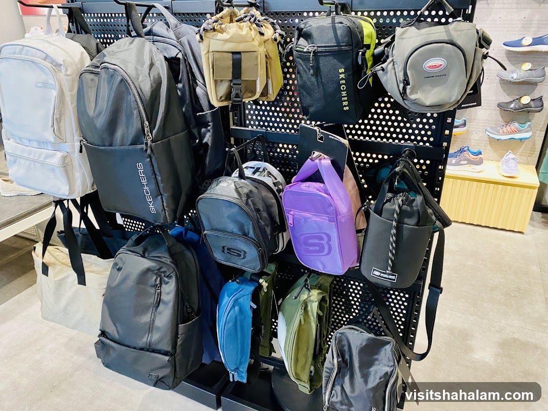 Skechers Backpacks and Bags Display