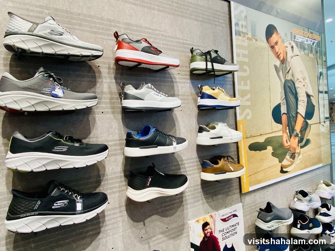 Skechers Shoes Display