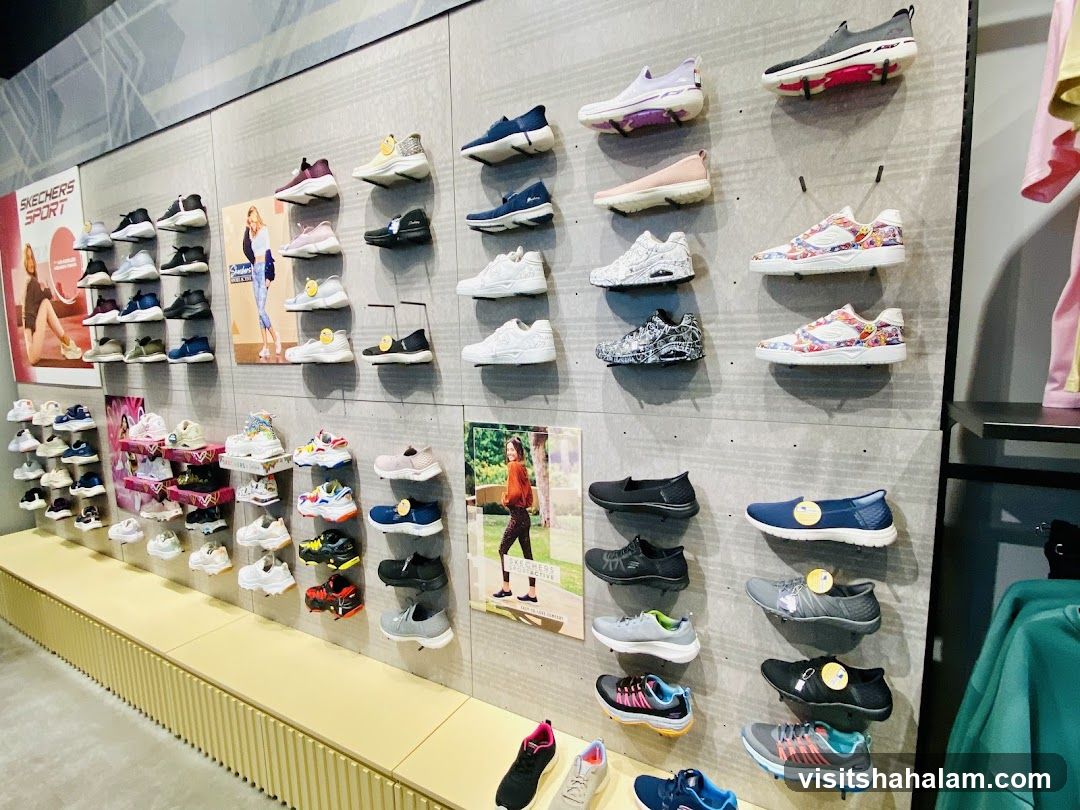 Skechers Sport Shoe Display