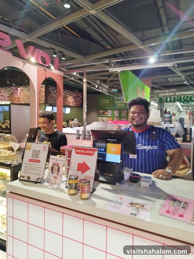 Staff at a Counter