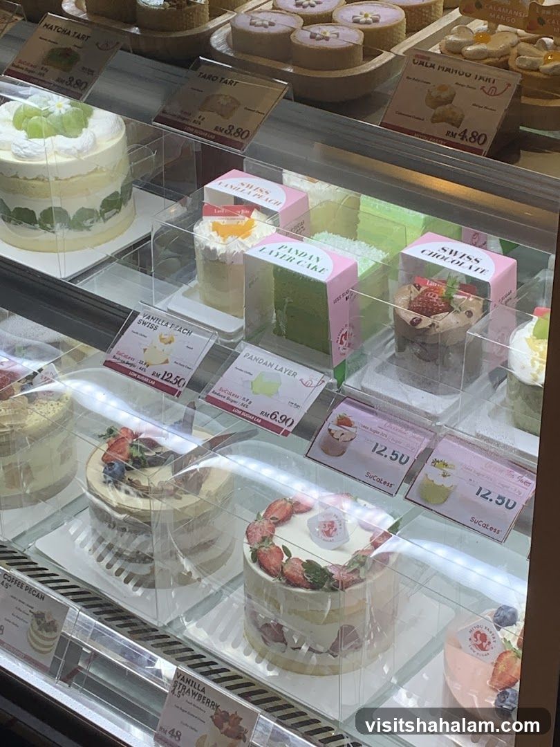 Cakes and Tarts Display