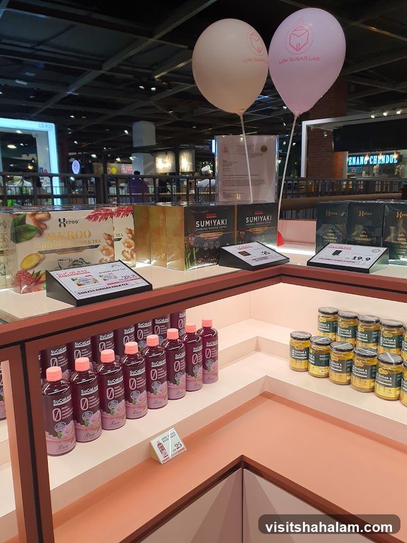 Low Sugar Products Display