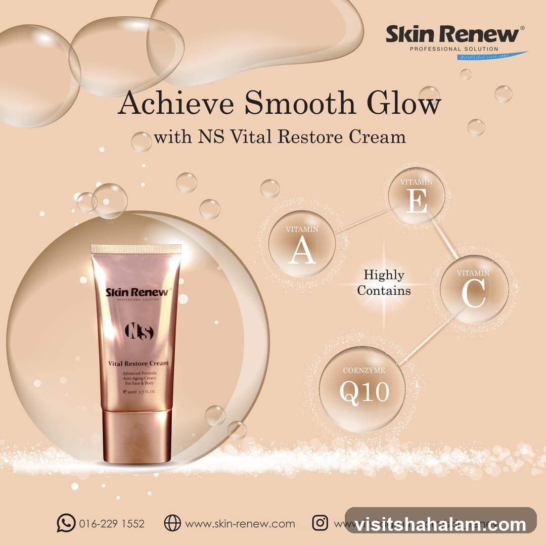 Skin Renew Vital Restore Cream Advertisement