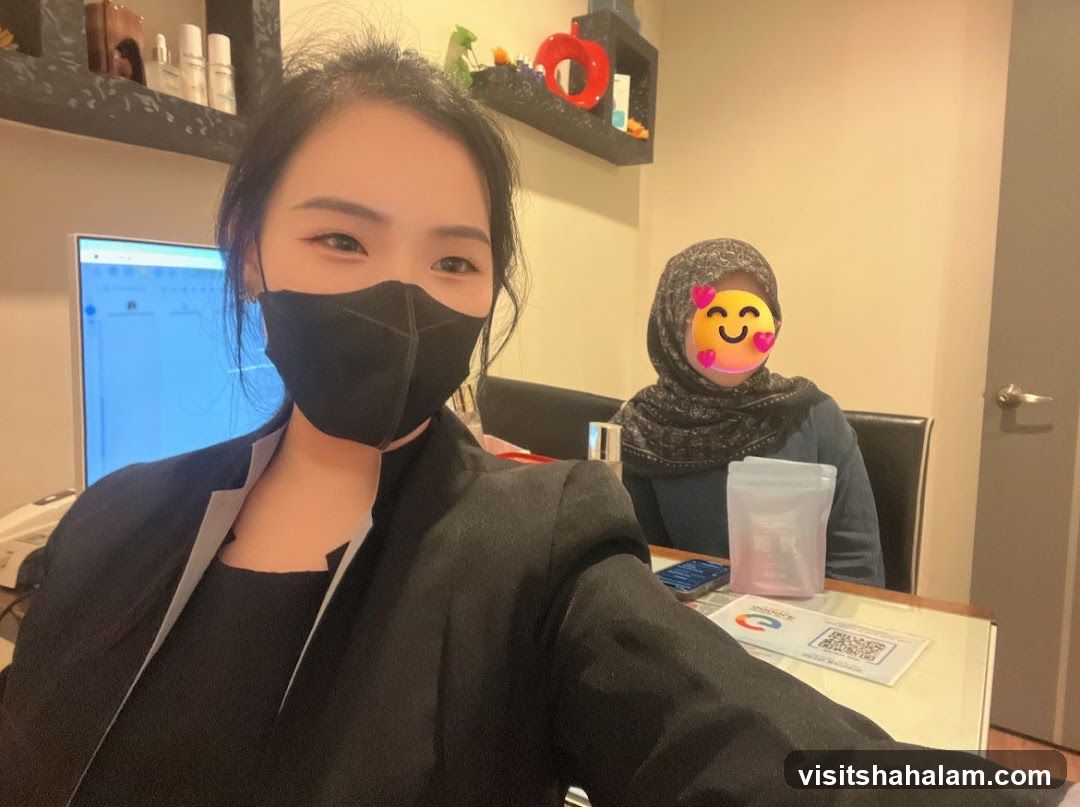 Two people in an office setting