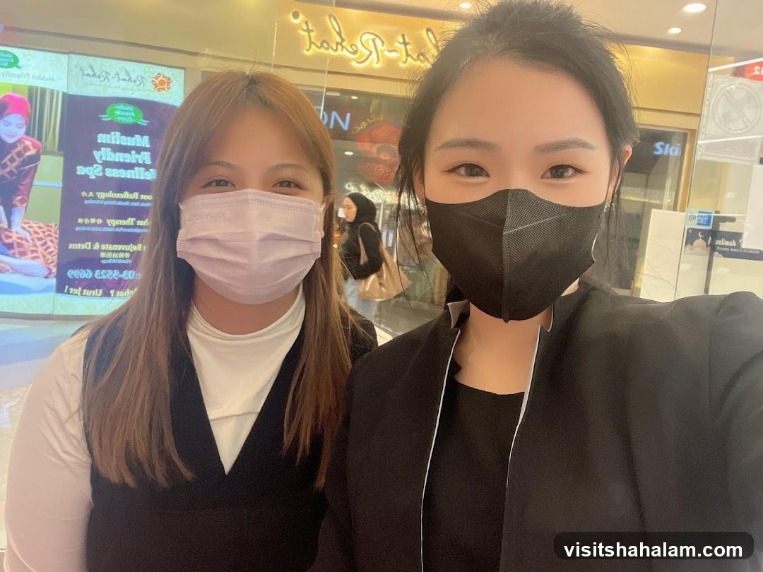 Two Women in Masks