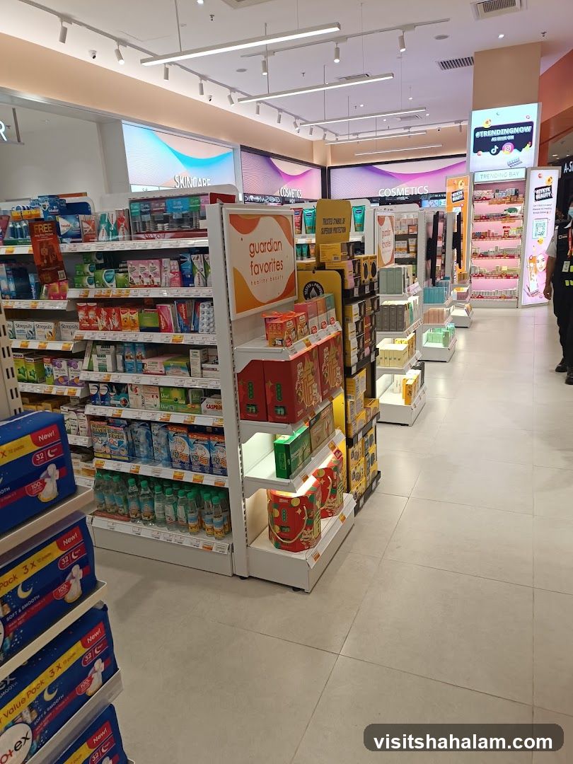 Health and Beauty Store Aisles