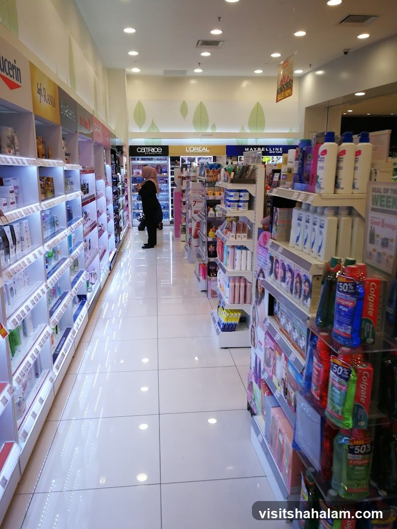 Cosmetics Store Aisle