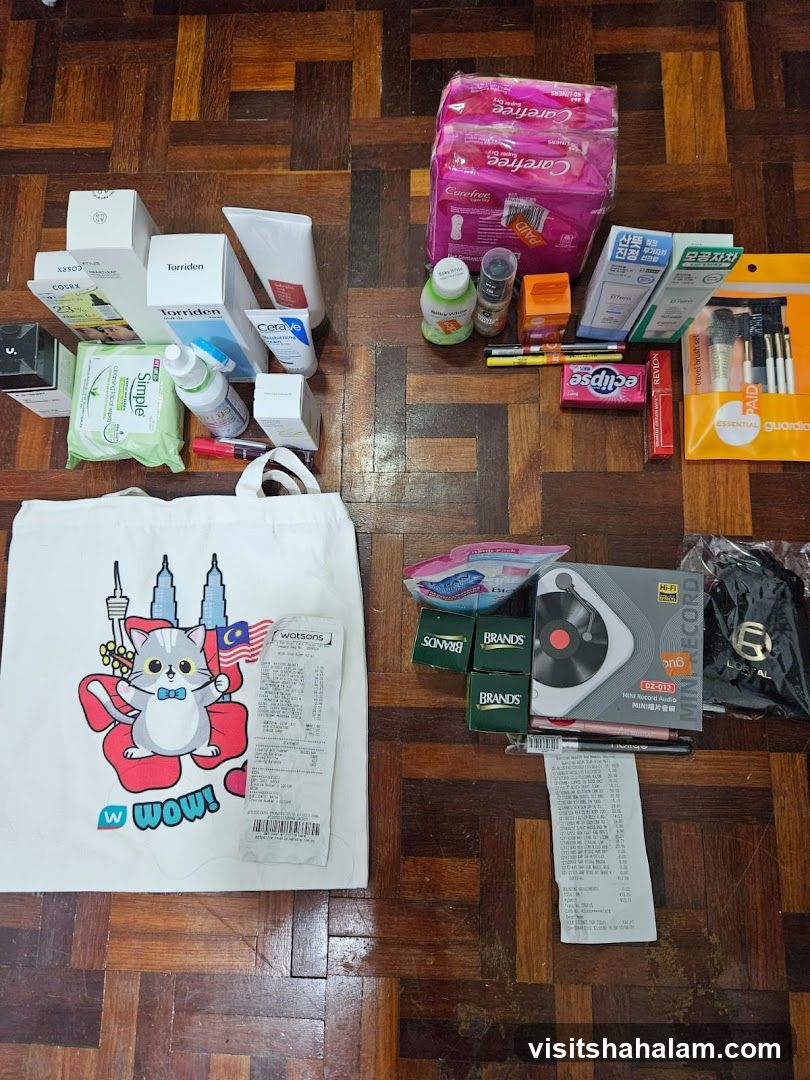 Various personal care and beauty products