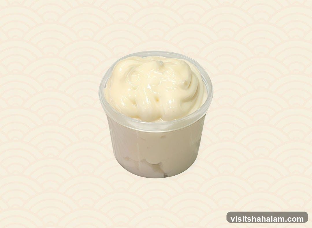 Creamy Substance in Container