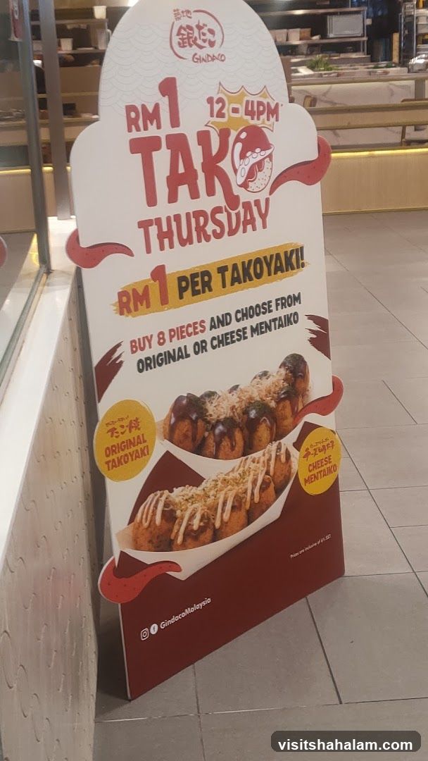 Gindaco Takoyaki Promotion